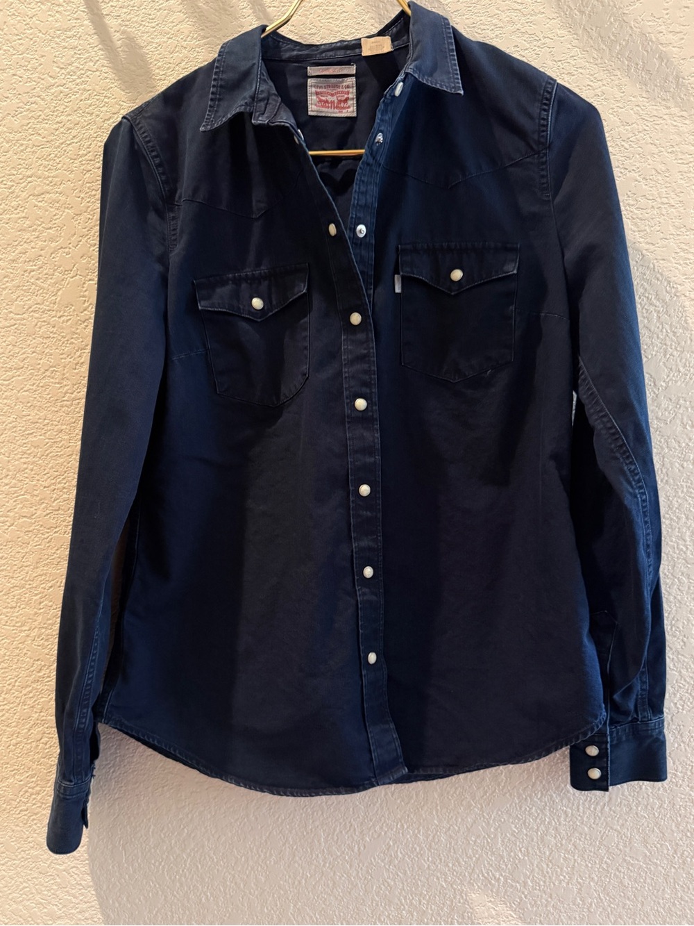 Levi’s Western Denim Pearl Snap Shirt